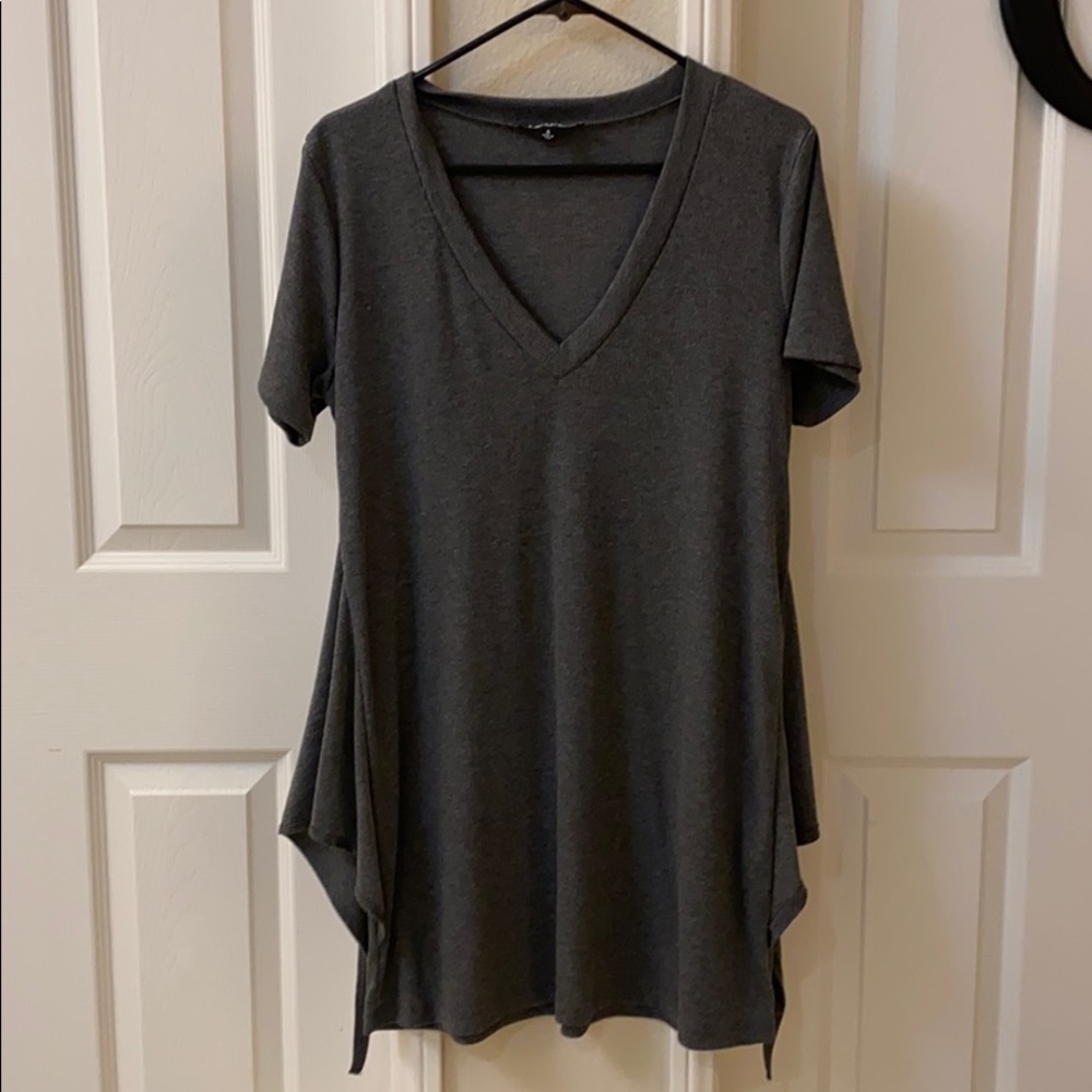 Lulus Grey TShirt Dress
